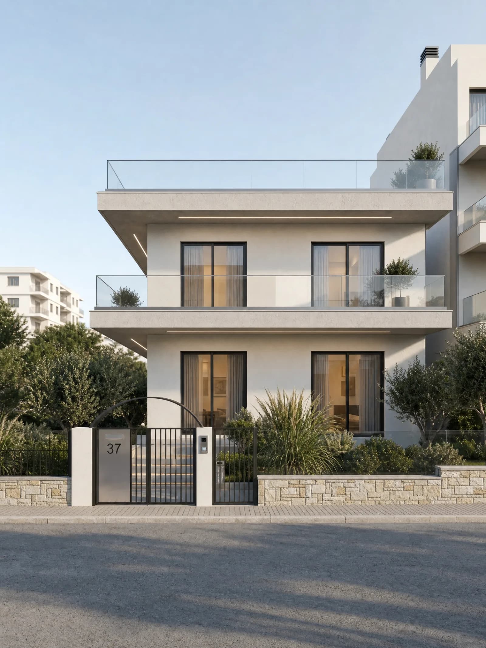 P37 Luxury Residences — Hero Facade