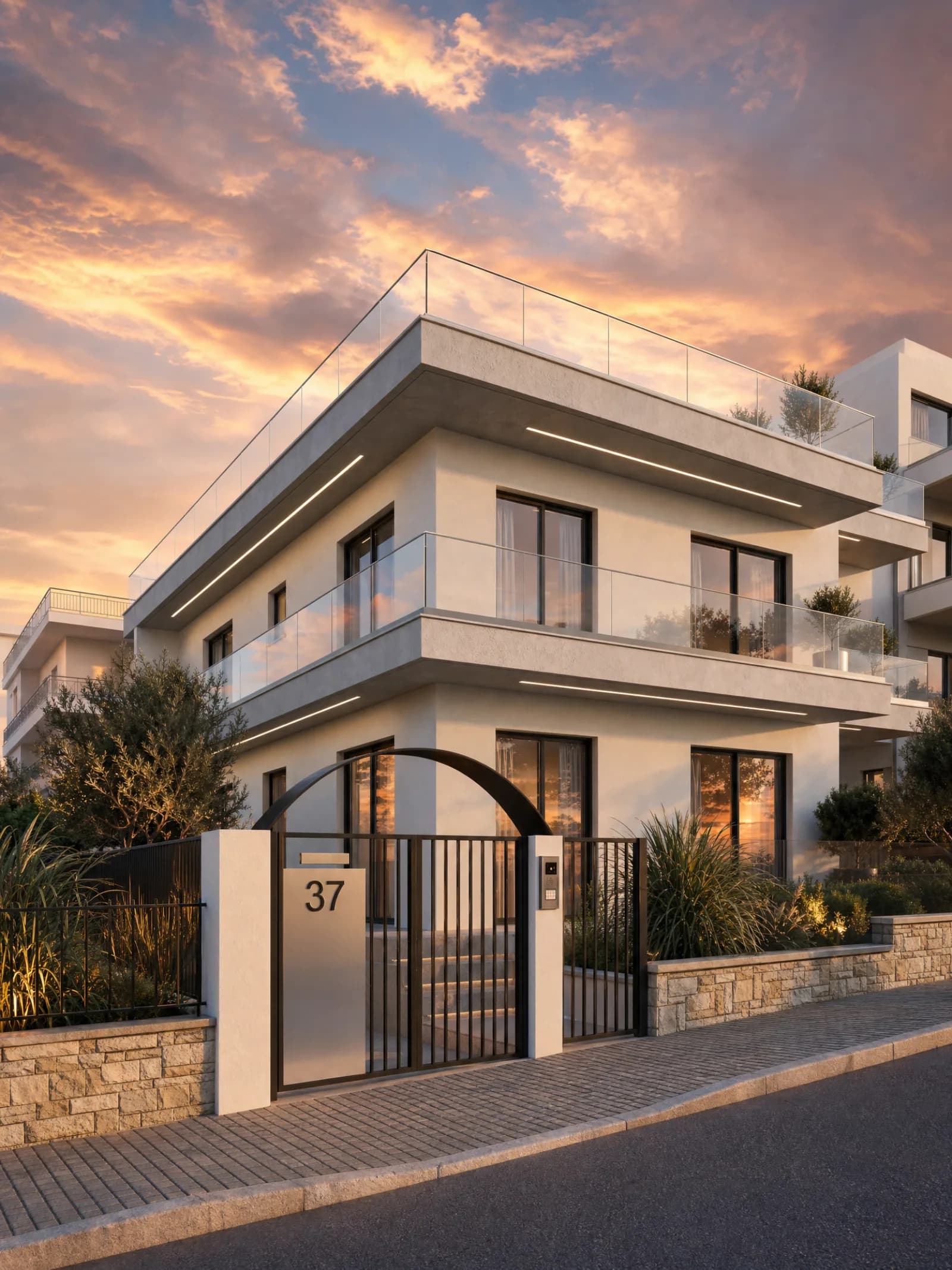 P37 Luxury Residences — Sunset Dramatic
