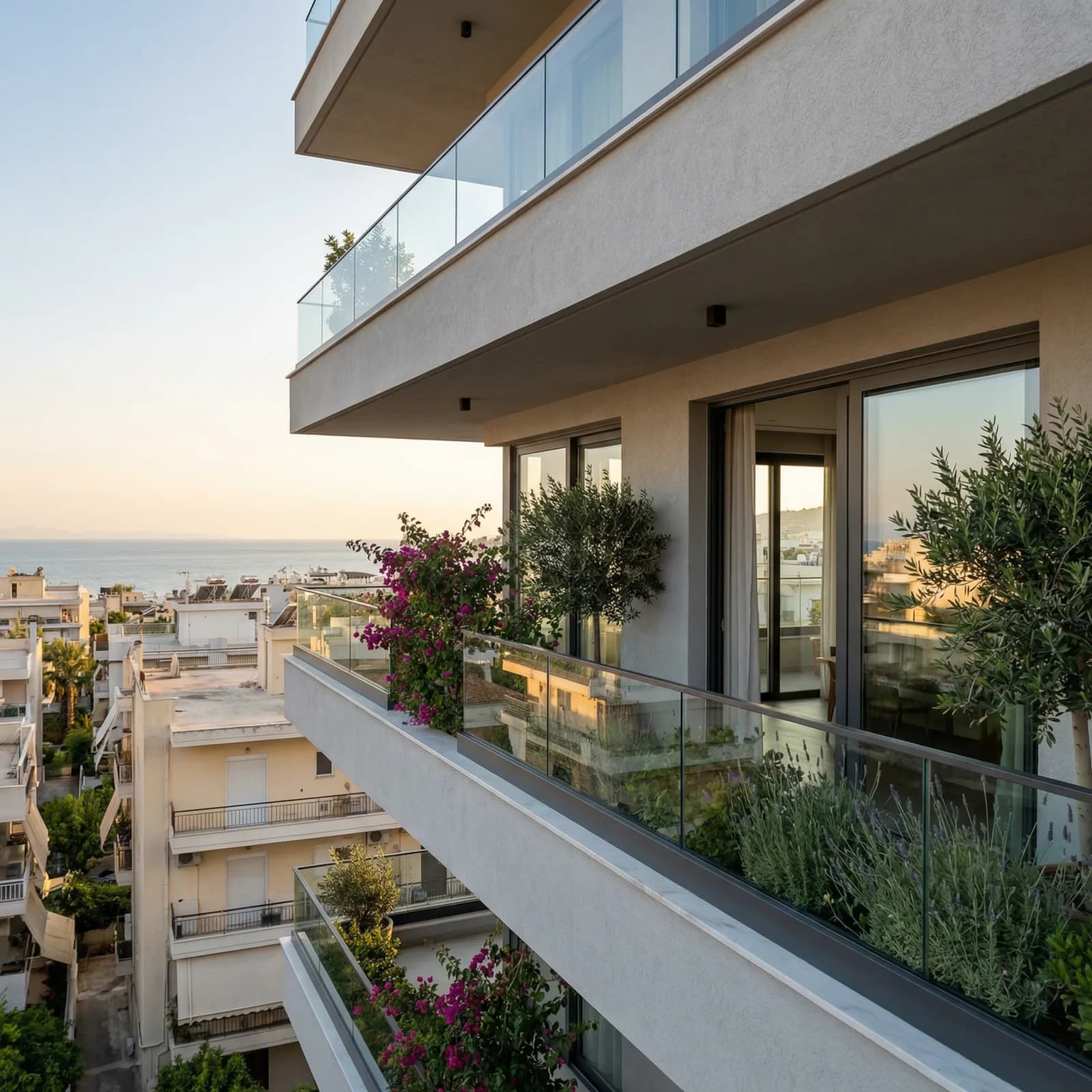 The Skyline Luxury Residences — Golden Hour Balcony