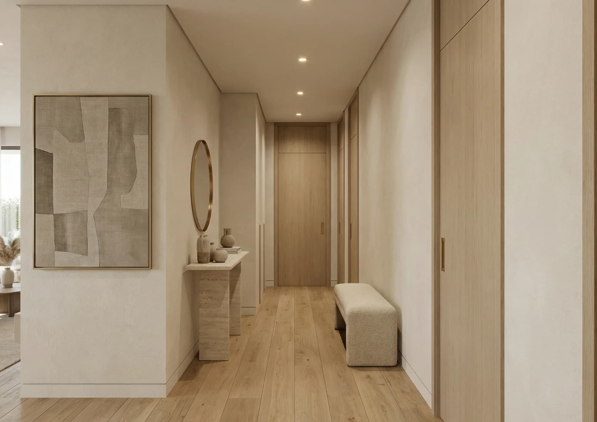 The Skyline Luxury Residences — Interior Hallway