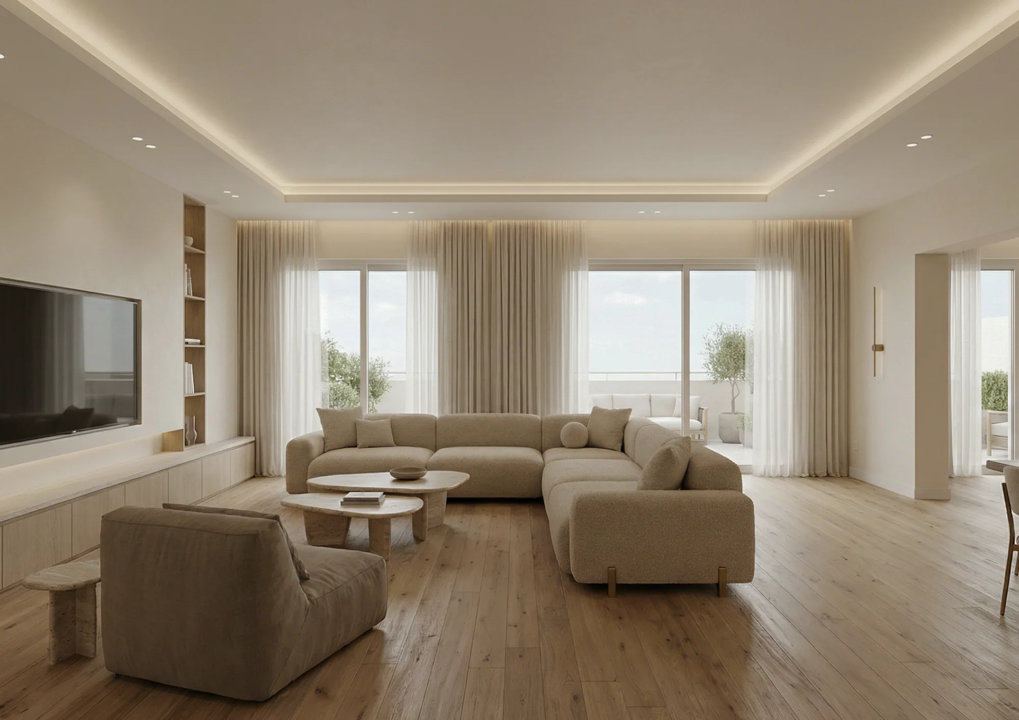 The Skyline Luxury Residences — Interior Living