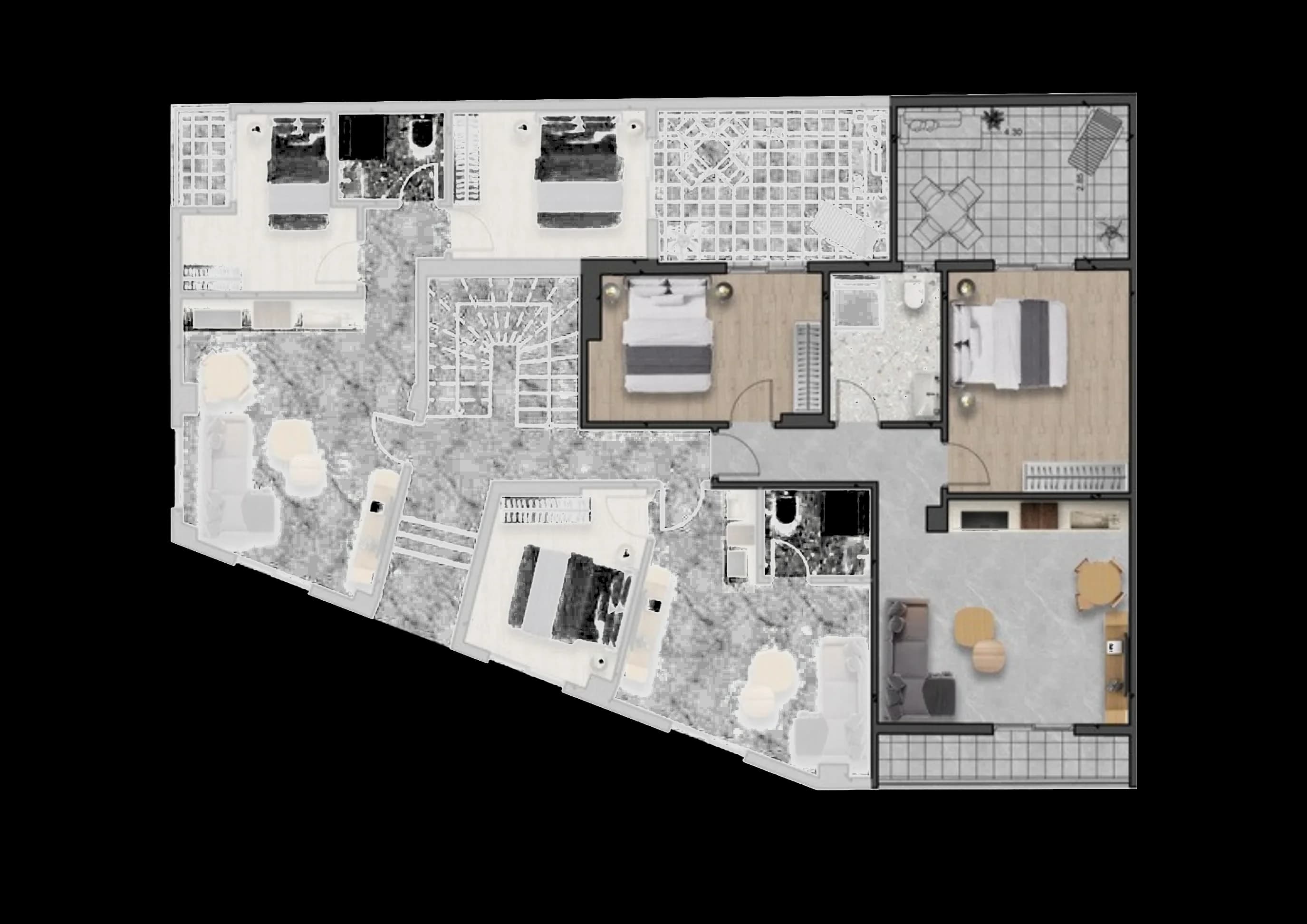 Floor plan — Apt A1